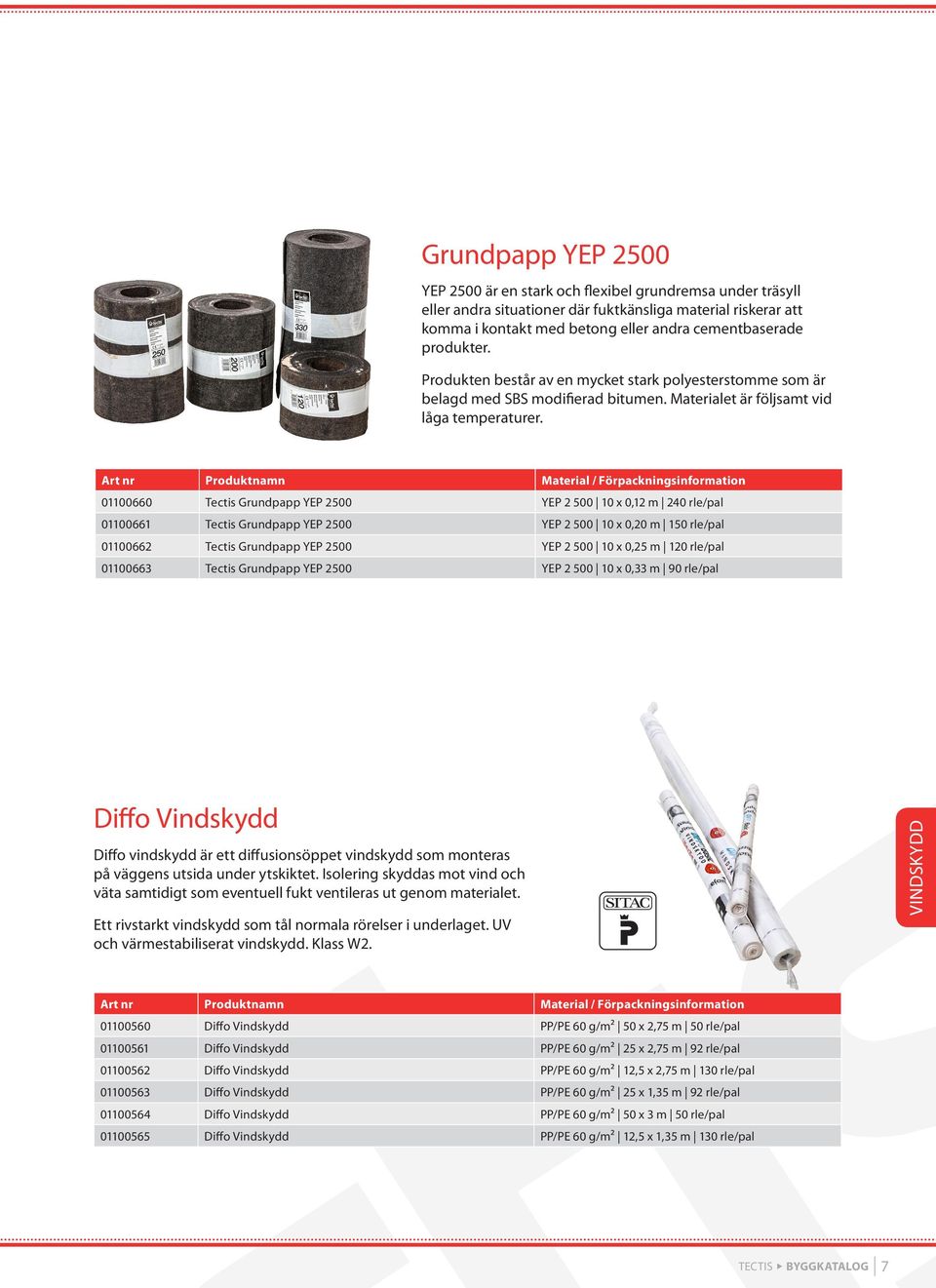 01100660 Tectis Grundpapp YEP 2500 YEP 2 500 10 x 0,12 m 240 rle/pal 01100661 Tectis Grundpapp YEP 2500 YEP 2 500 10 x 0,20 m 150 rle/pal 01100662 Tectis Grundpapp YEP 2500 YEP 2 500 10 x 0,25 m 120