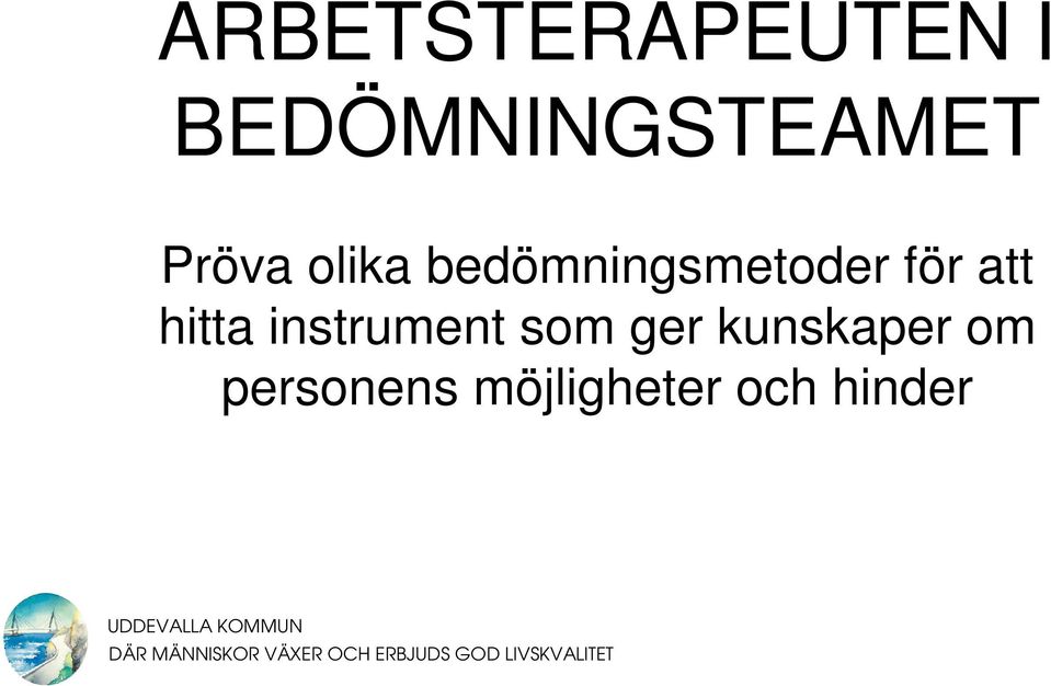 att hitta instrument som ger