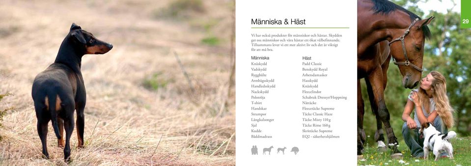 Människa Knäskydd Vadskydd Ryggbälte Armbågsskydd Handledsskydd Nackskydd Polotröja T-shirt Handskar Strumpor Långkalsonger Sjal Kudde Bäddmadrass Häst