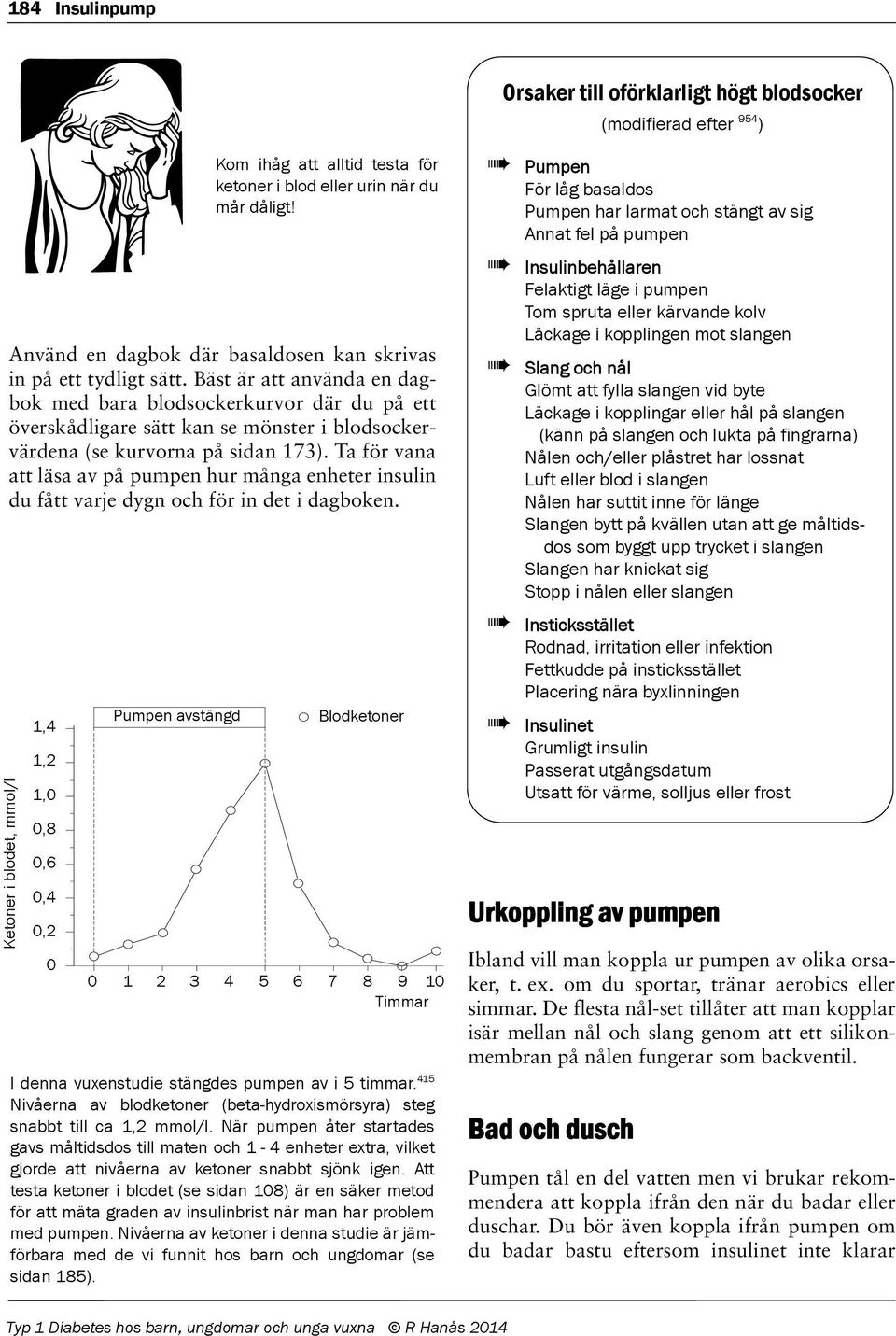 Ta för vana att läsa av på pumpen hur många enheter insulin du fått varje dygn och för in det i dagboken.