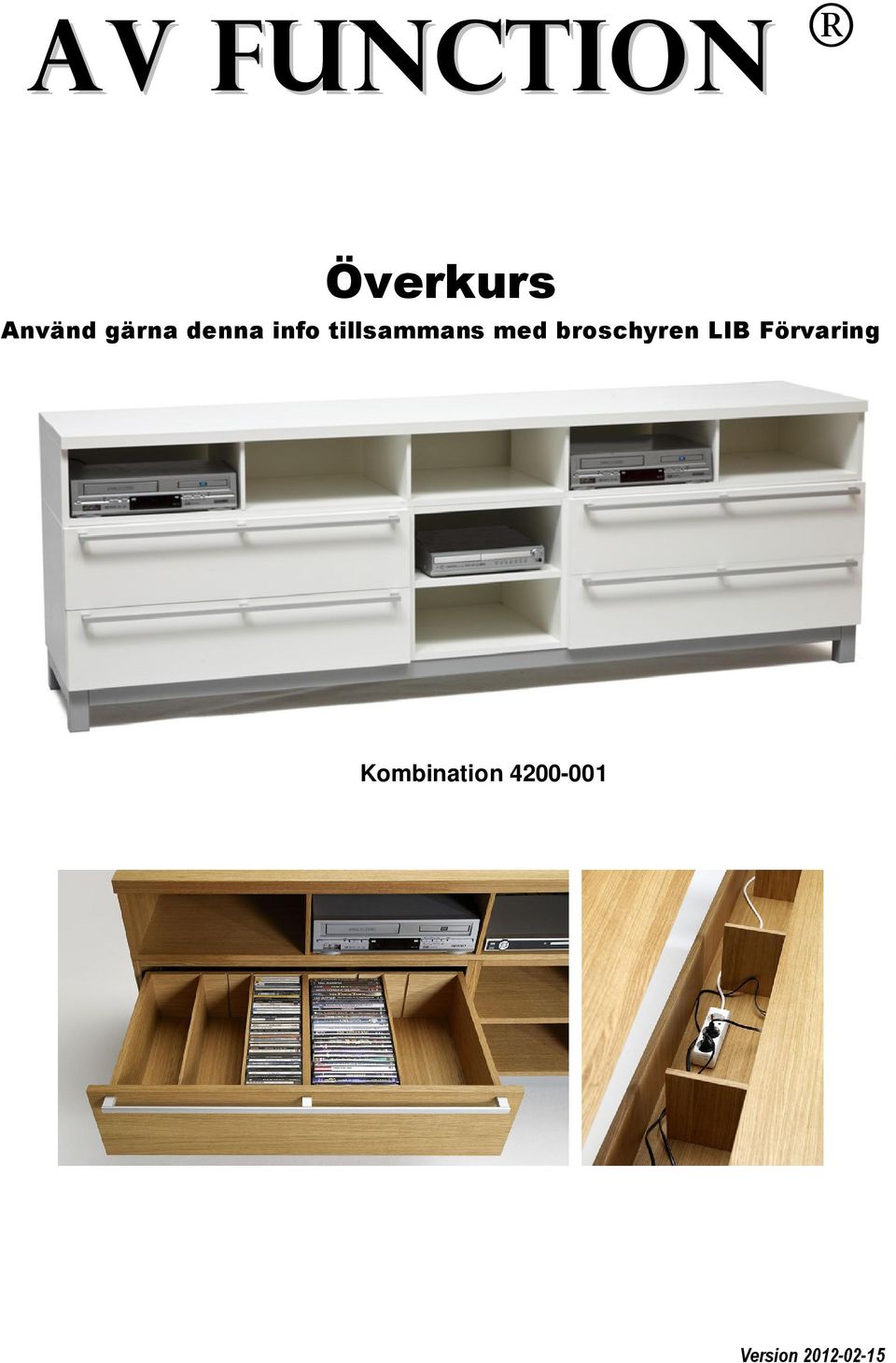 med broschyren LIB Förvaring
