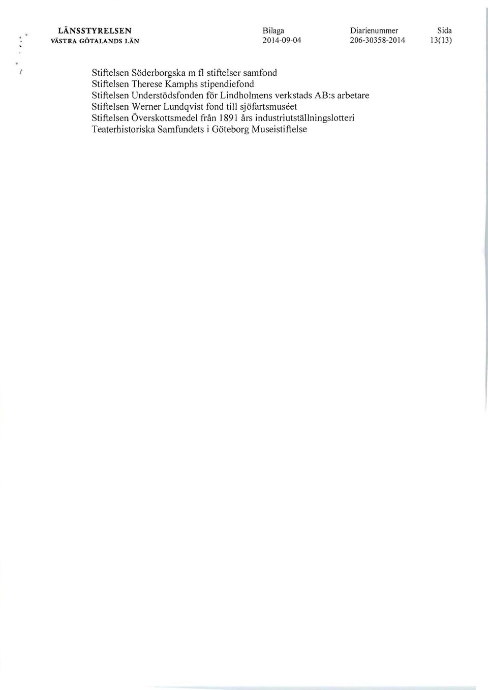 Sammanställning av Länsstyrelsens granskning av till Göteborgs kommun  anknutna stiftelser - PDF Free Download