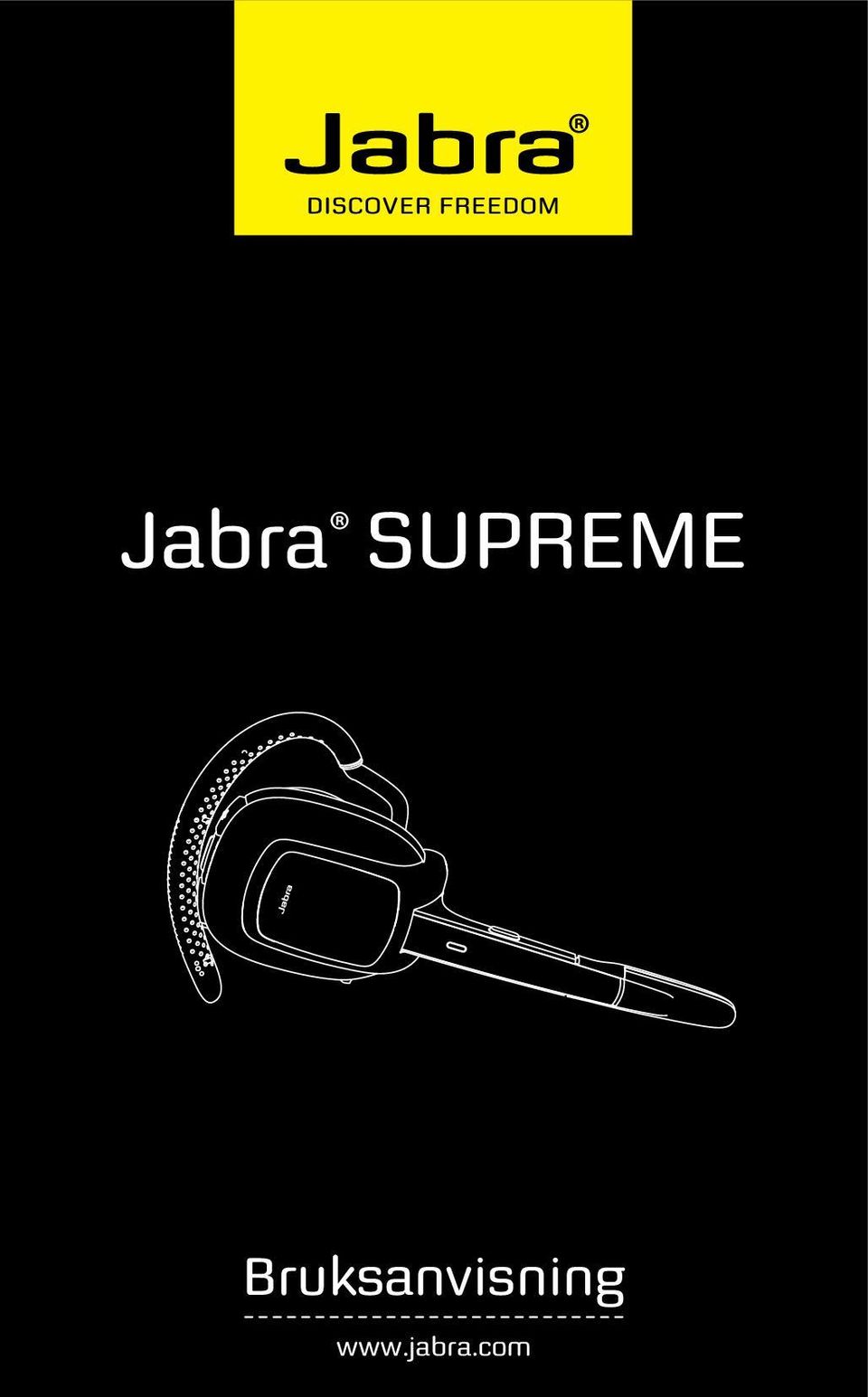 Handsfree Jabra Supreme Wireless Bluetooth Headset 