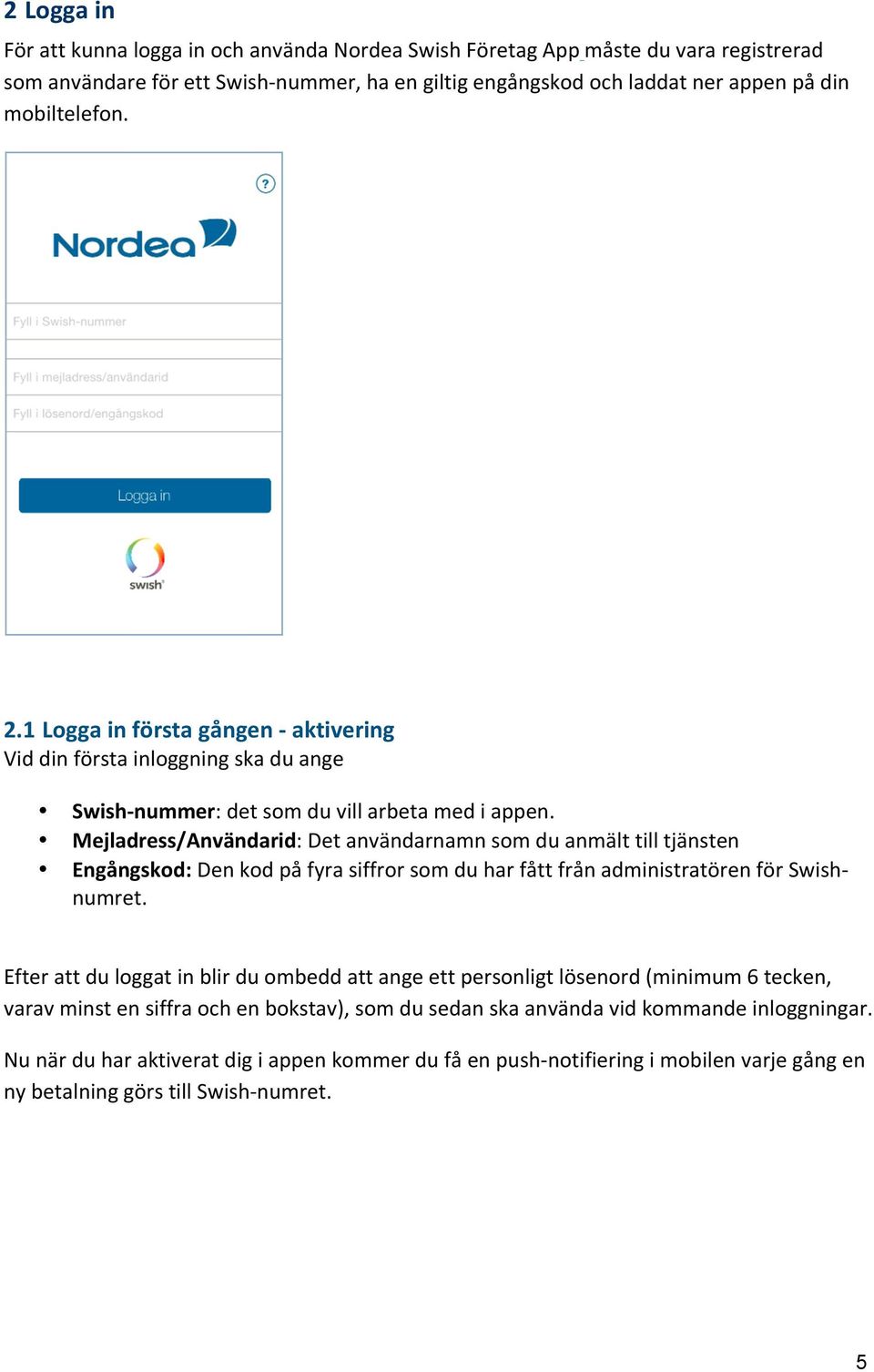 nordea login företag