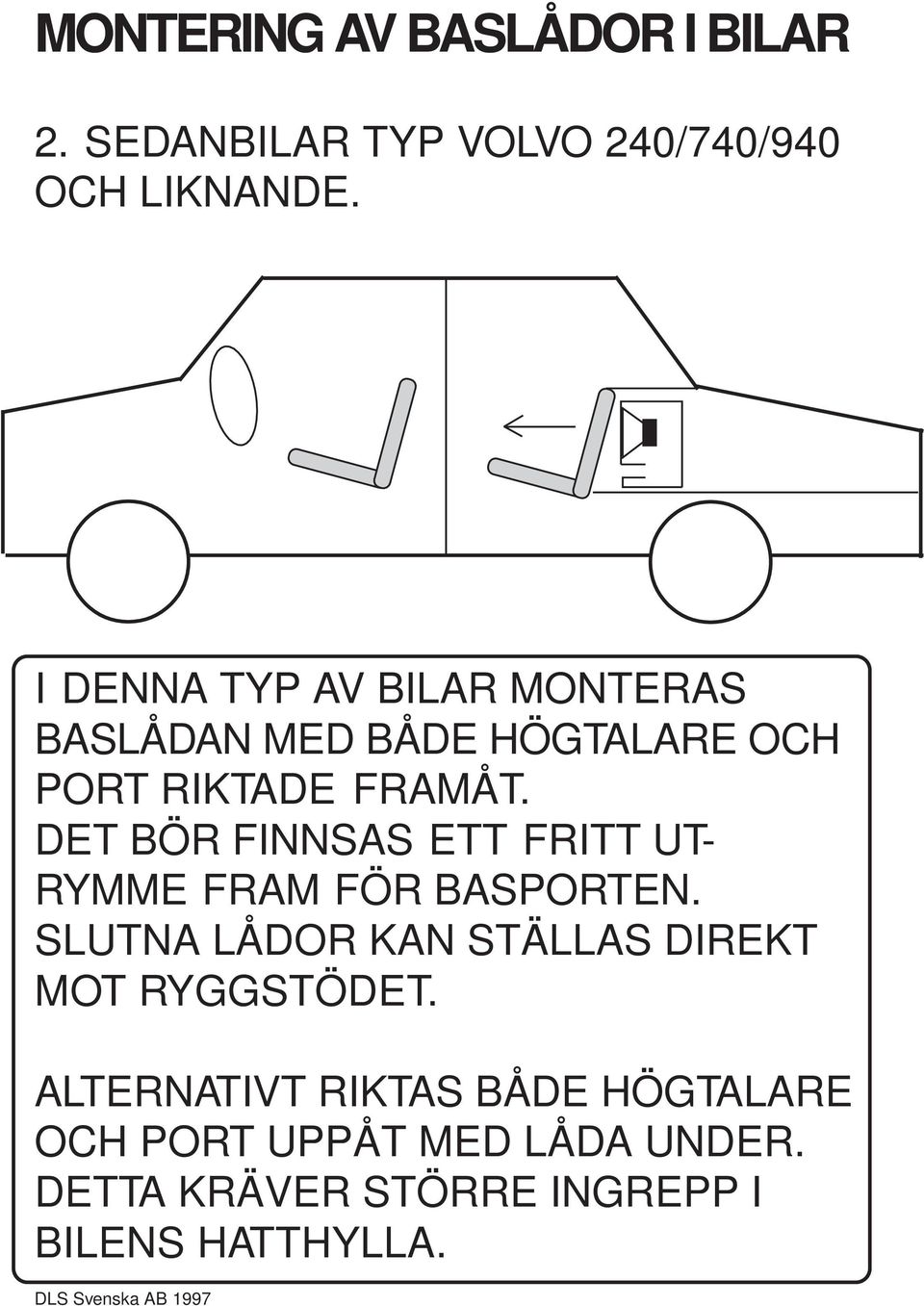 DET BÖR FINNSAS ETT FRITT UT- RYMME FRAM FÖR BASPORTEN.
