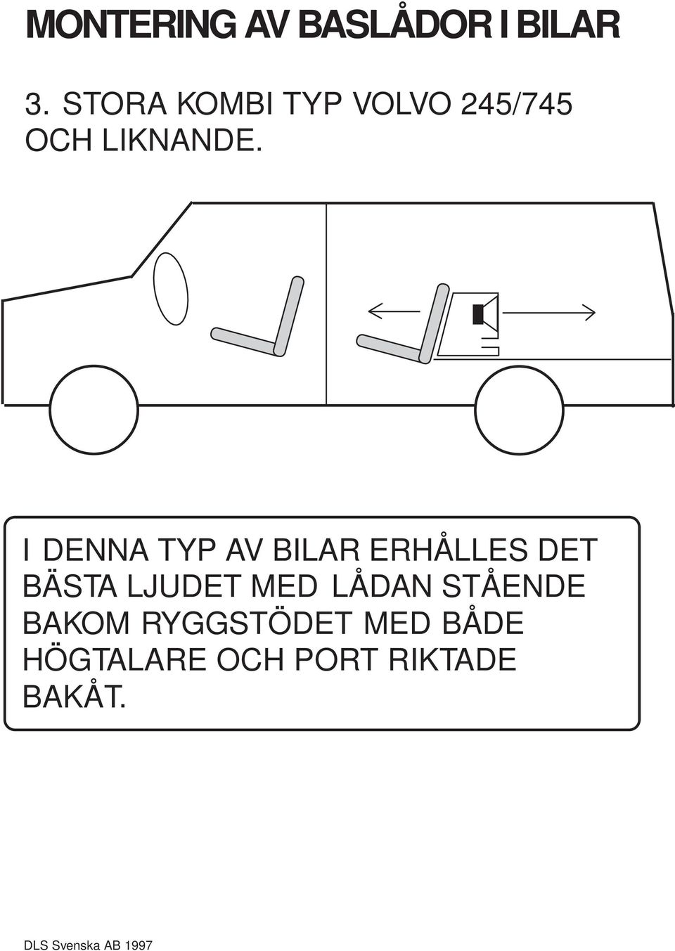 I DENNA TYP AV BILAR ERHÅLLES DET BÄSTA LJUDET MED