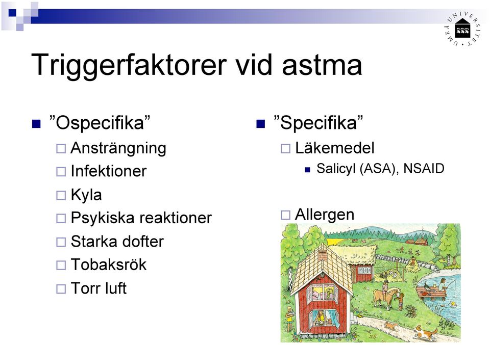 Läkemedel Salicyl (ASA), NSAID Kyla