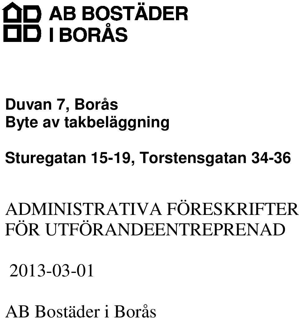 ADMINISTRATIVA FÖRESKRIFTER