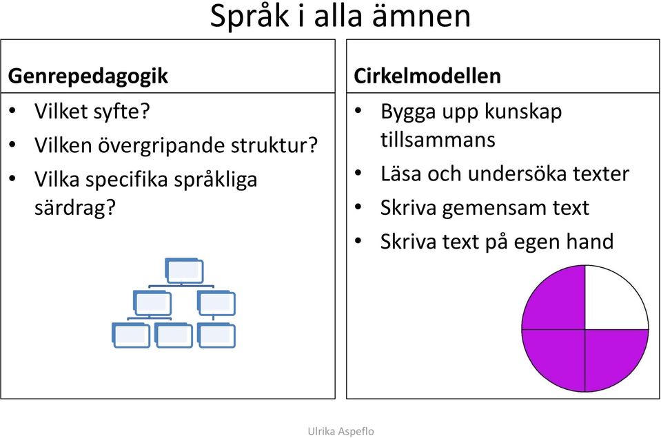 Vilka specifika språkliga särdrag?