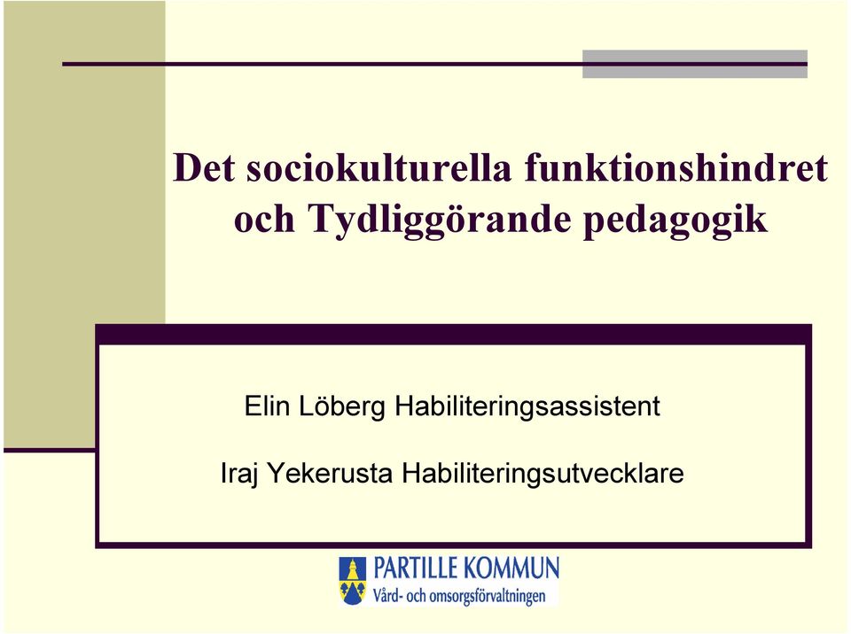 pedagogik Elin Löberg