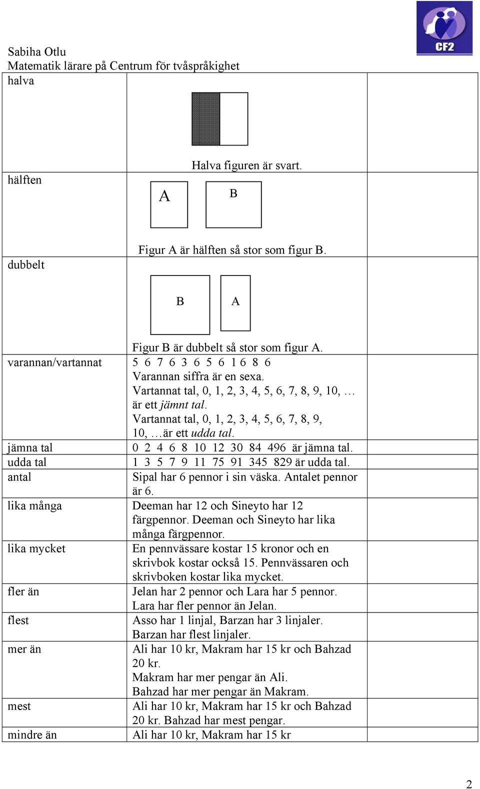 Vartannat tal, 0, 1, 2, 3, 4, 5, 6, 7, 8, 9, 10, är ett udda tal. jämna tal 0 2 4 6 8 10 12 30 84 496 är jämna tal. udda tal antal 1 3 5 7 9 11 75 91 345 829 är udda tal.