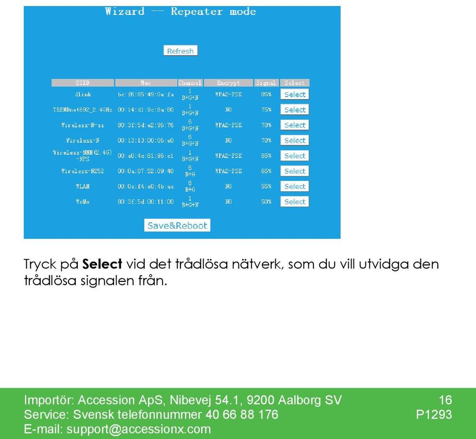 trådlösa signalen från.