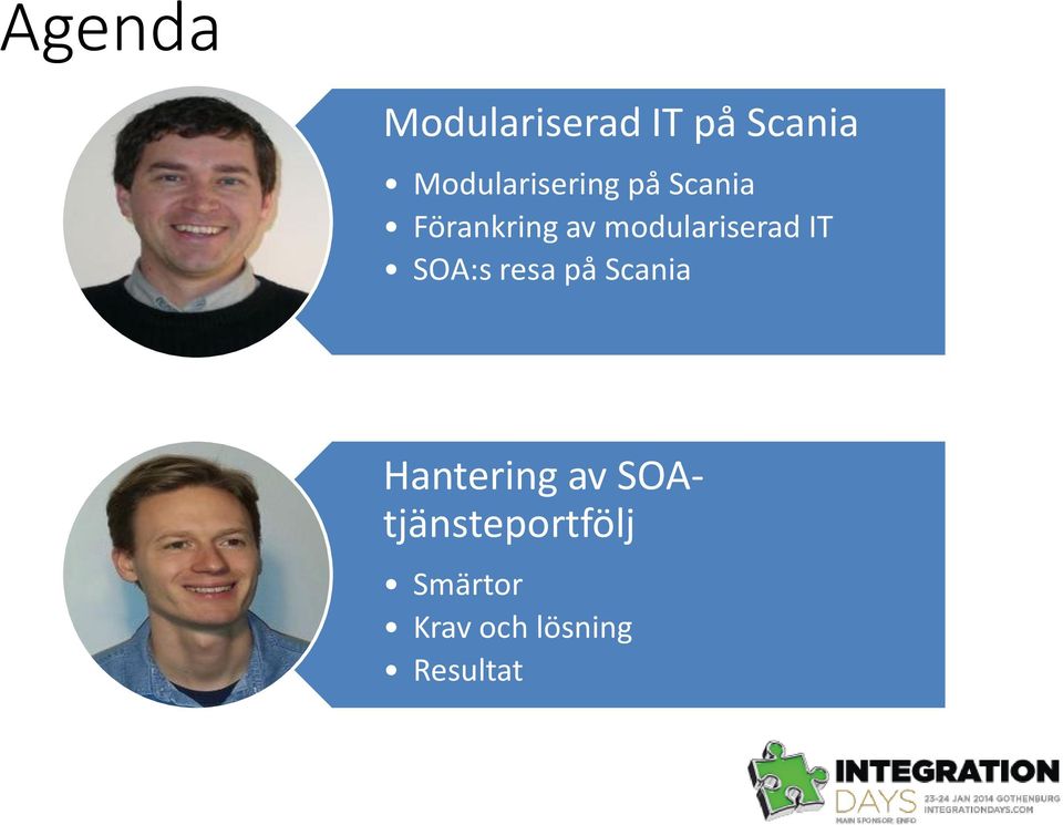 modulariserad IT SOA:s resa på Scania