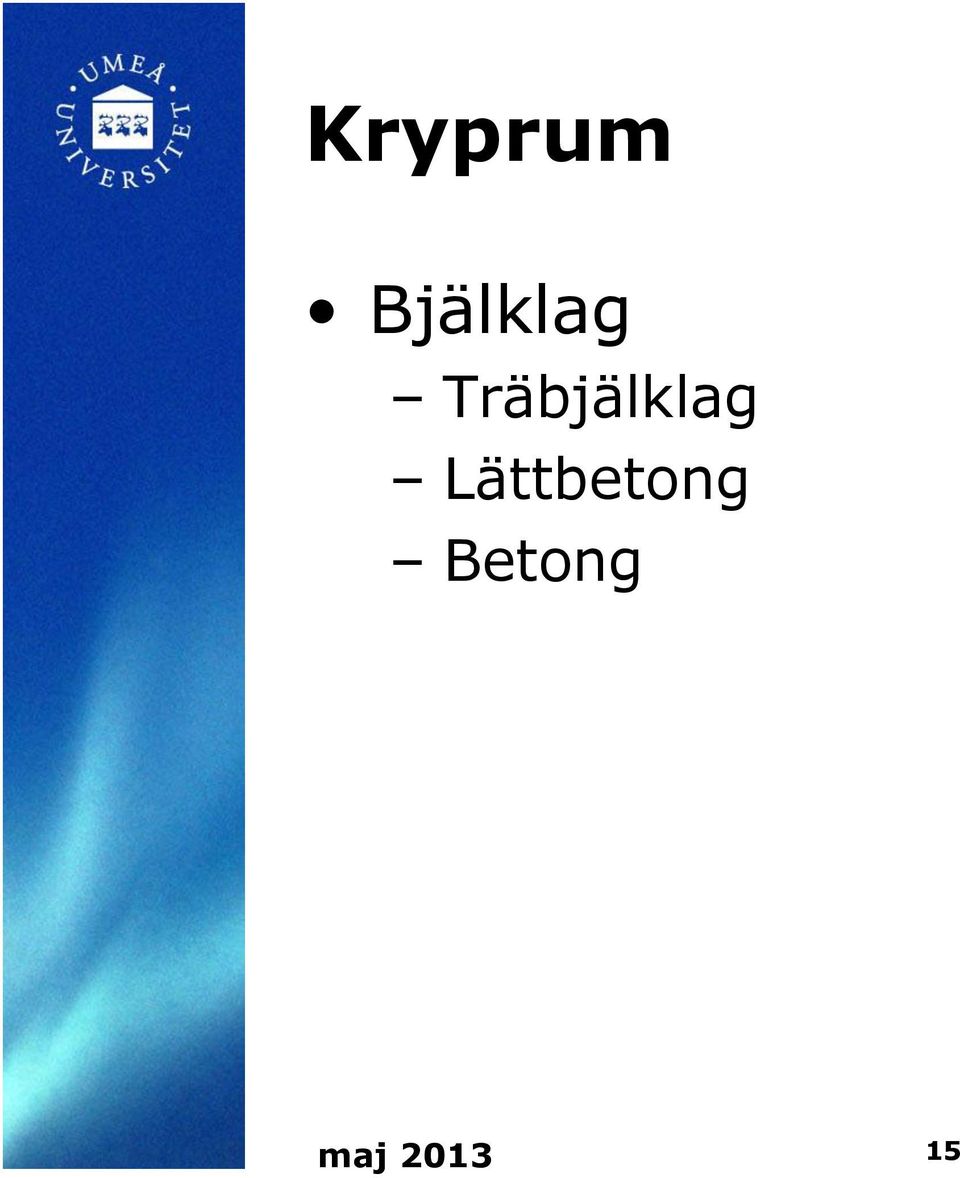 Träbjälklag