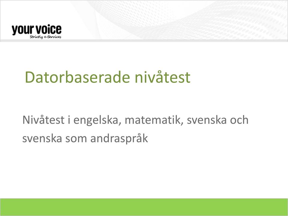 matematik, svenska och