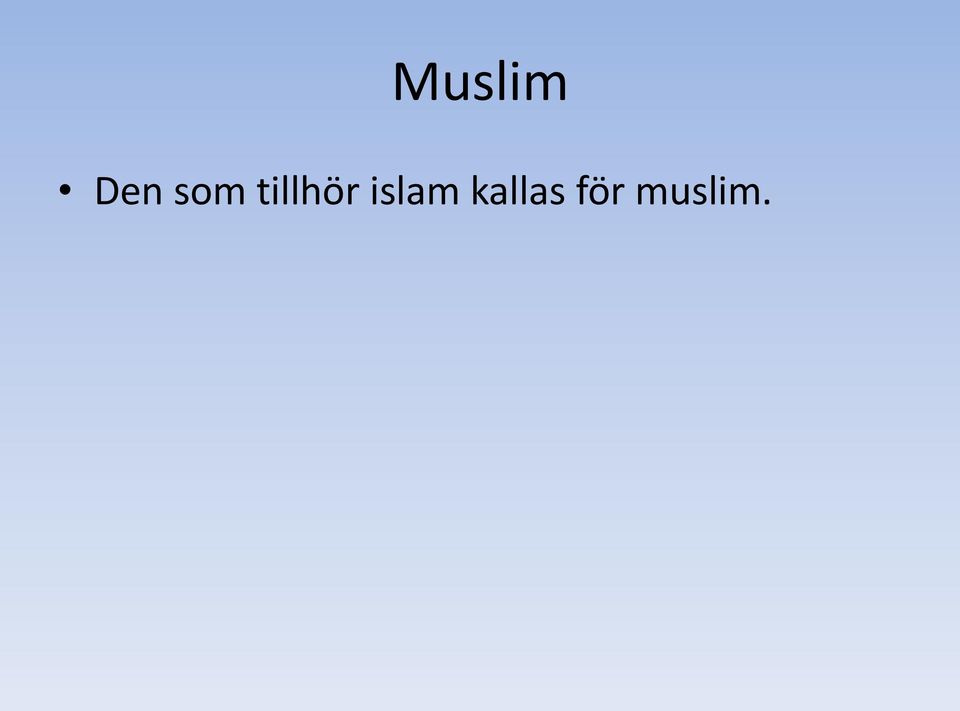 islam