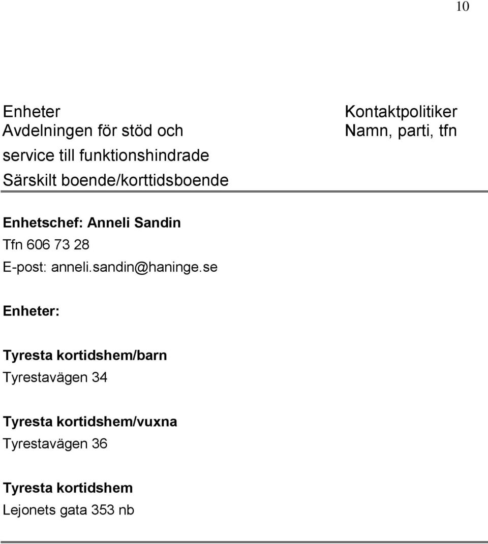 se : Tyresta kortidshem/barn Tyrestavägen 34 Tyresta