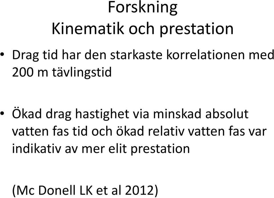 hastighet via minskad absolut vatten fas tid och ökad