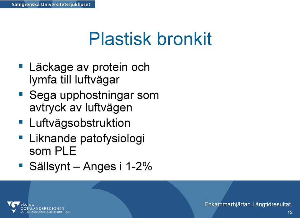 avtryck av luftvägen Luftvägsobstruktion