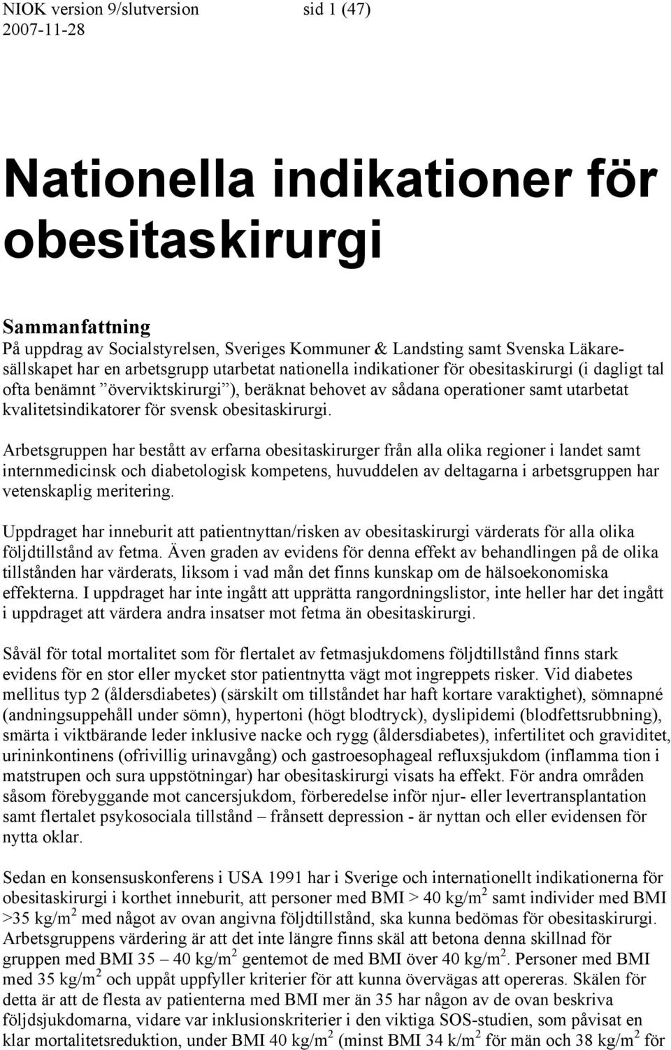 obesitaskirurgi.