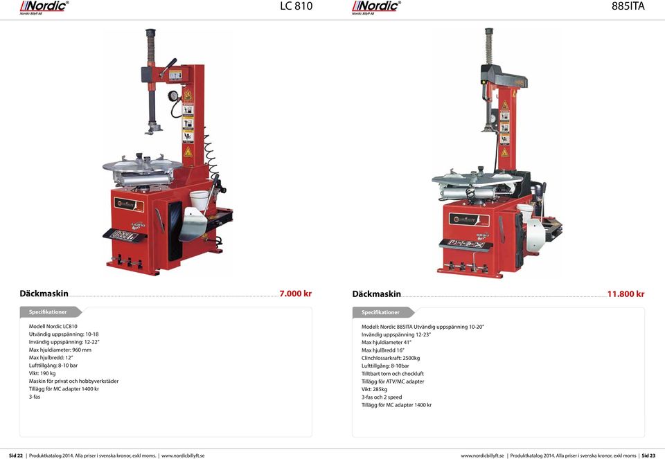 hobbyverkstäder Tillägg för MC adapter 1400 kr 3-fas Däckmaskin...11.