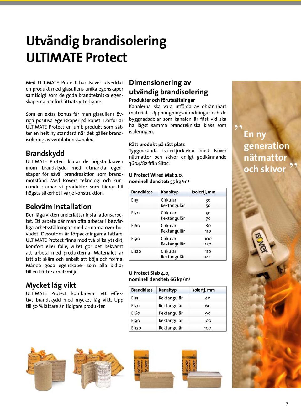 Därför är ULTIMATE Protect en unik produkt som sätter en helt ny standard när det gäller brandisolering av ventilationskanaler.