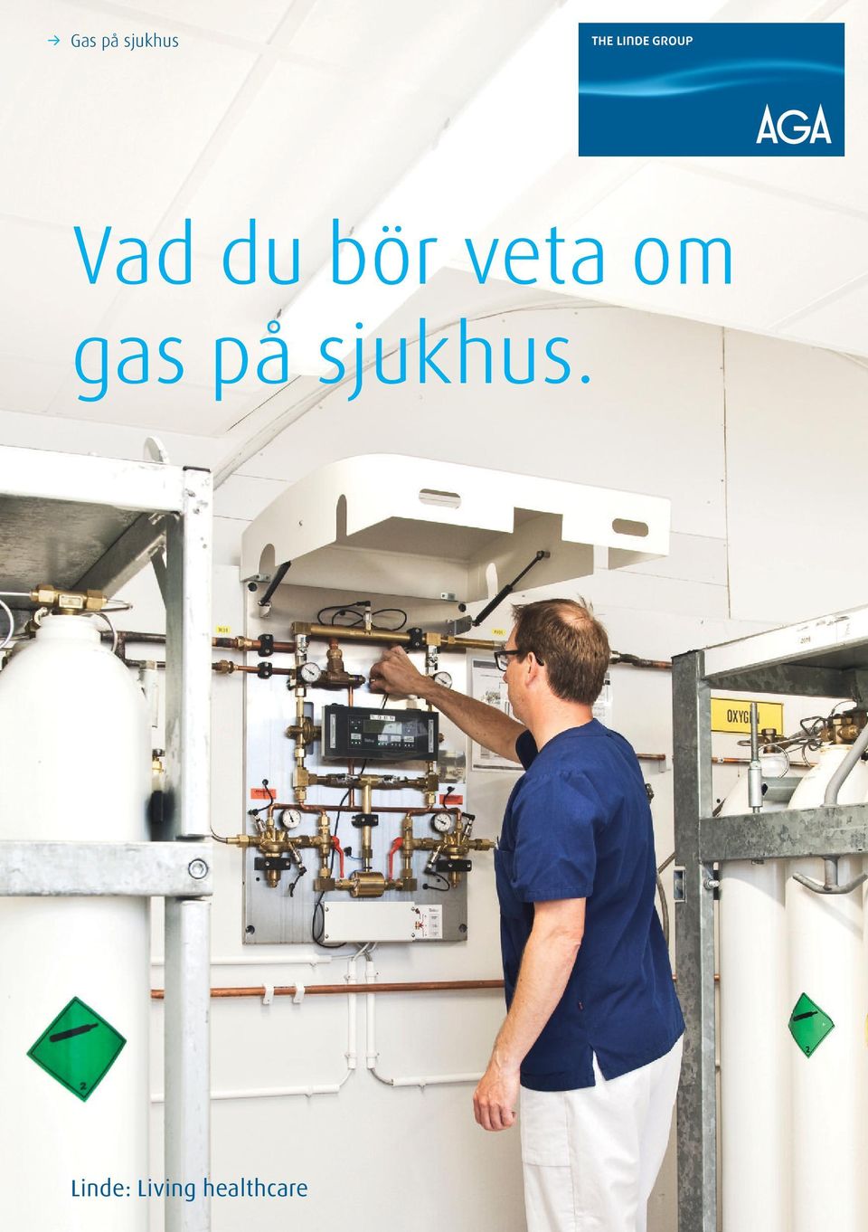 på sjukhus.