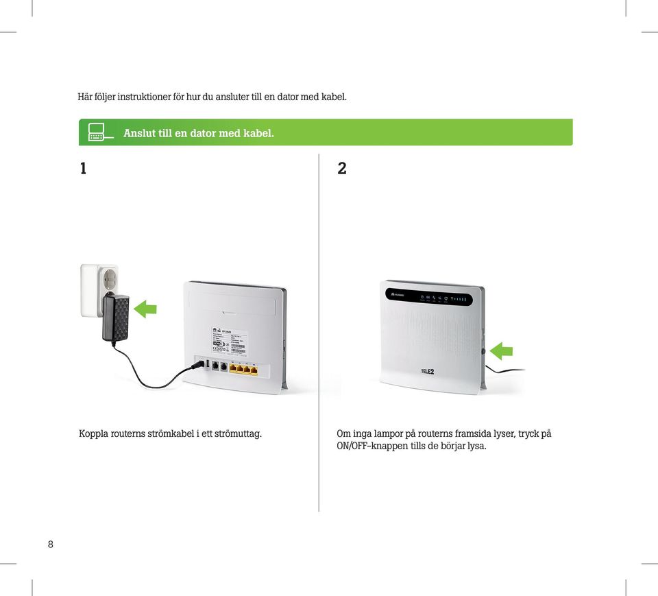 Att installera din trådlösa router. Installationen tar bara en ...