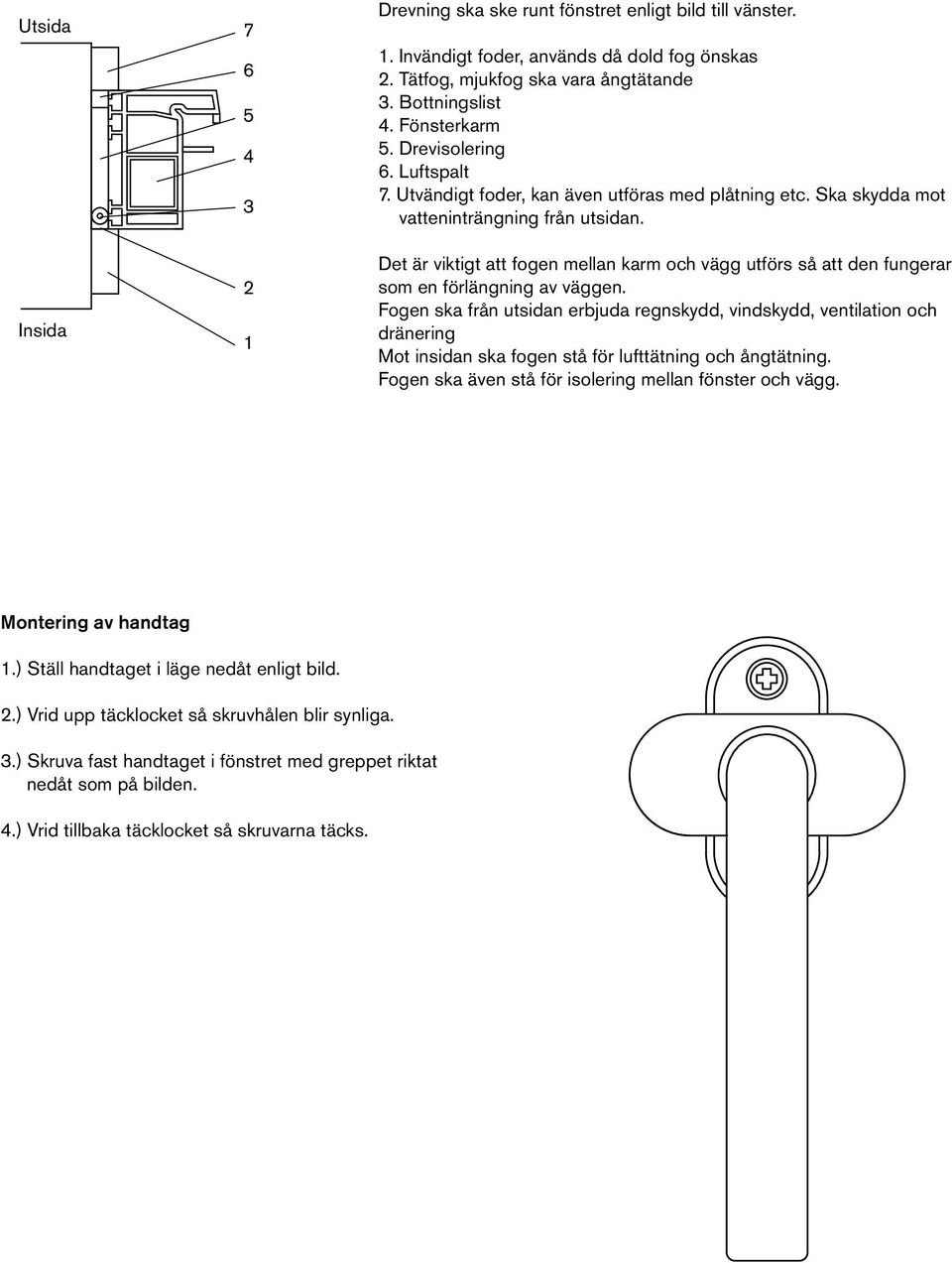 Montering och Bruksanvisning PVC fönster - PDF Free Download