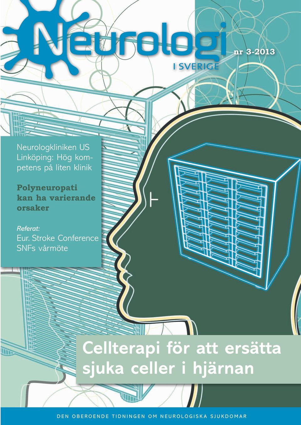 Stroke Conference SNFs vårmöte Cellterapi för att ersätta