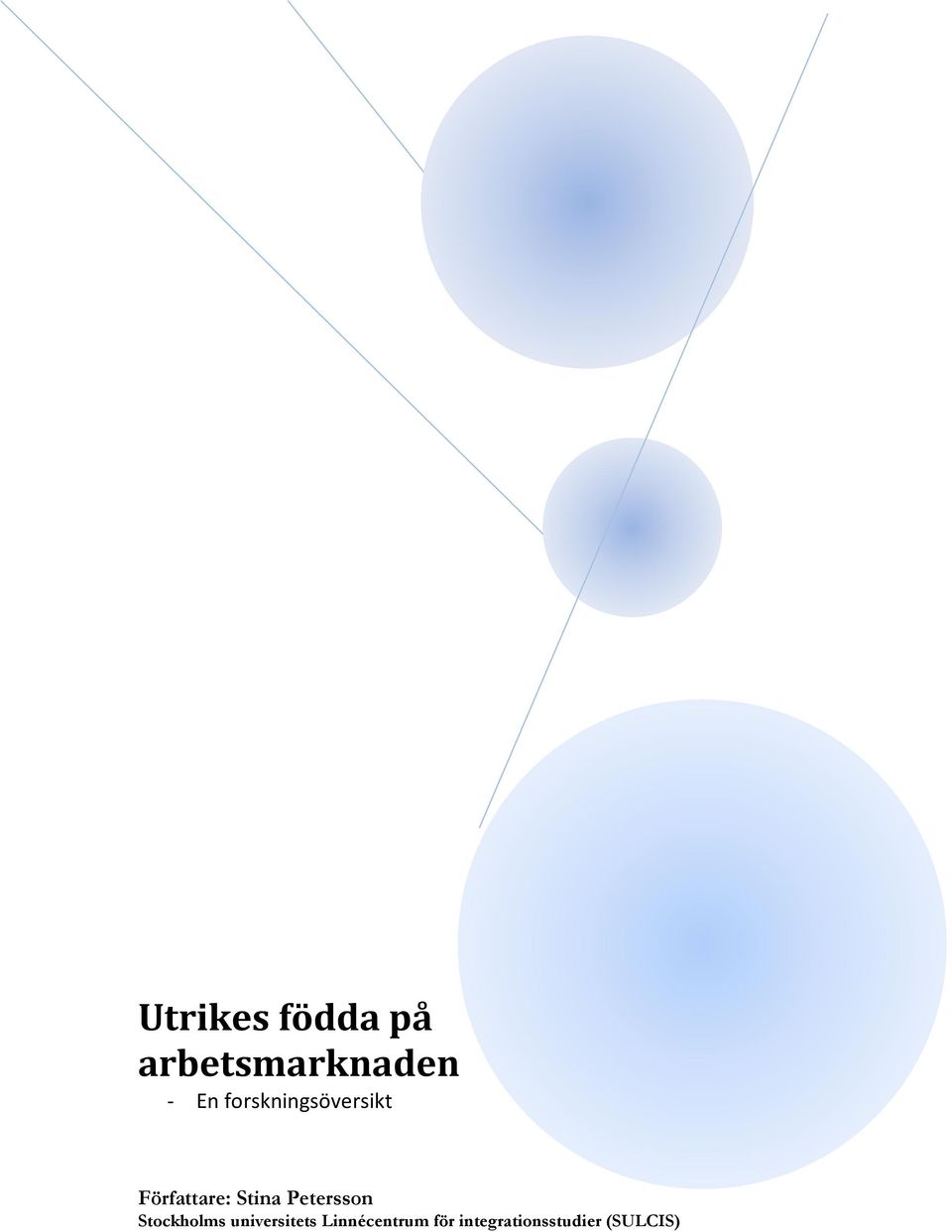 Författare: Stina Petersson Stockholms