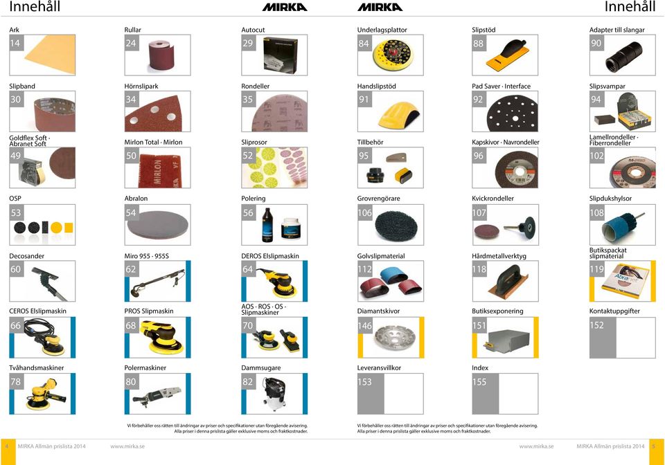 Slipdukshylsor 53 54 56 106 107 108 Decosander Miro 955 955S DEROS Elslipmaskin Golvslipmaterial Hårdmetallverktyg Butikspackat slipmaterial 60 62 64 112 118 119 CEROS Elslipmaskin PROS Slipmaskin
