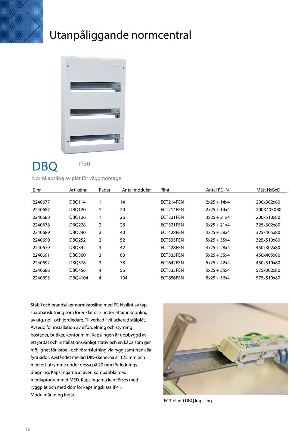 200x510x80 2240678 DBQ228 2 28 ECT321PEN 3x25 + 21x4 325x302x80 2240689 DBQ240 2 40 ECT428PEN 4x25 + 28x4 325x405x80 2240690 DBQ252 2 52 ECT535PEN 5x25 + 35x4 325x510x80 2240679 DBQ342 3 42 ECT428PEN