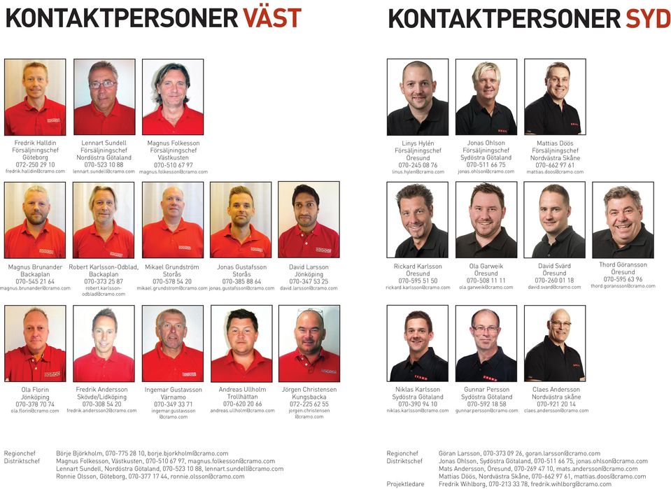 Värnamo 070-349 33 71 Andreas Ullholm Trollhättan 070-620 20 66 fredrik.halldin@cramo.com ola.florin@cramo.com Linys Hylén 070-245 08 76 lennart.sundell@cramo.com magnus.folkesson@cramo.com magnus.brunander@cramo.