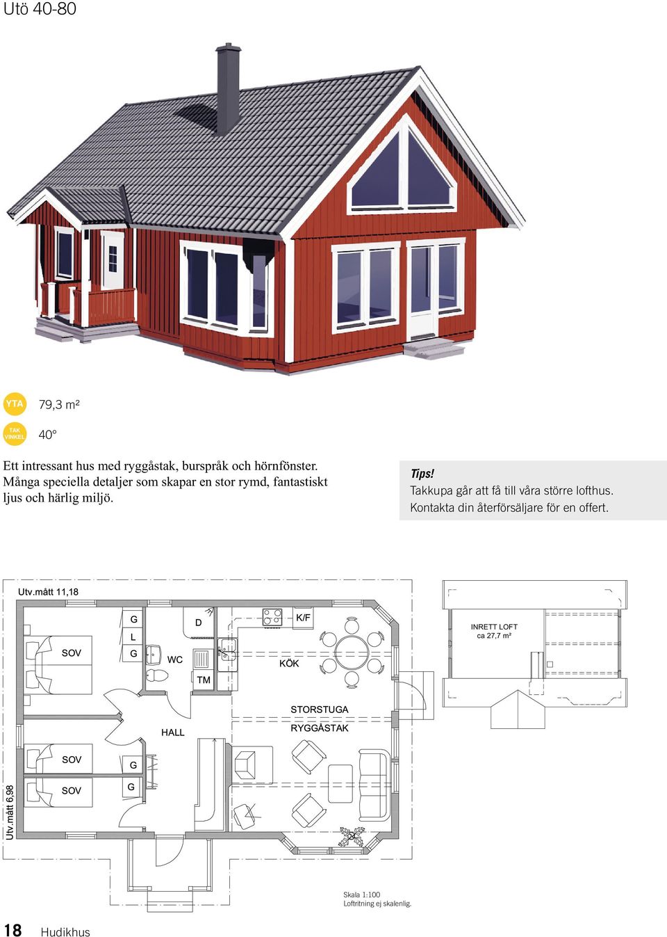 Många speciella detaljer som skapar en stor rymd, fantastiskt ljus och härlig