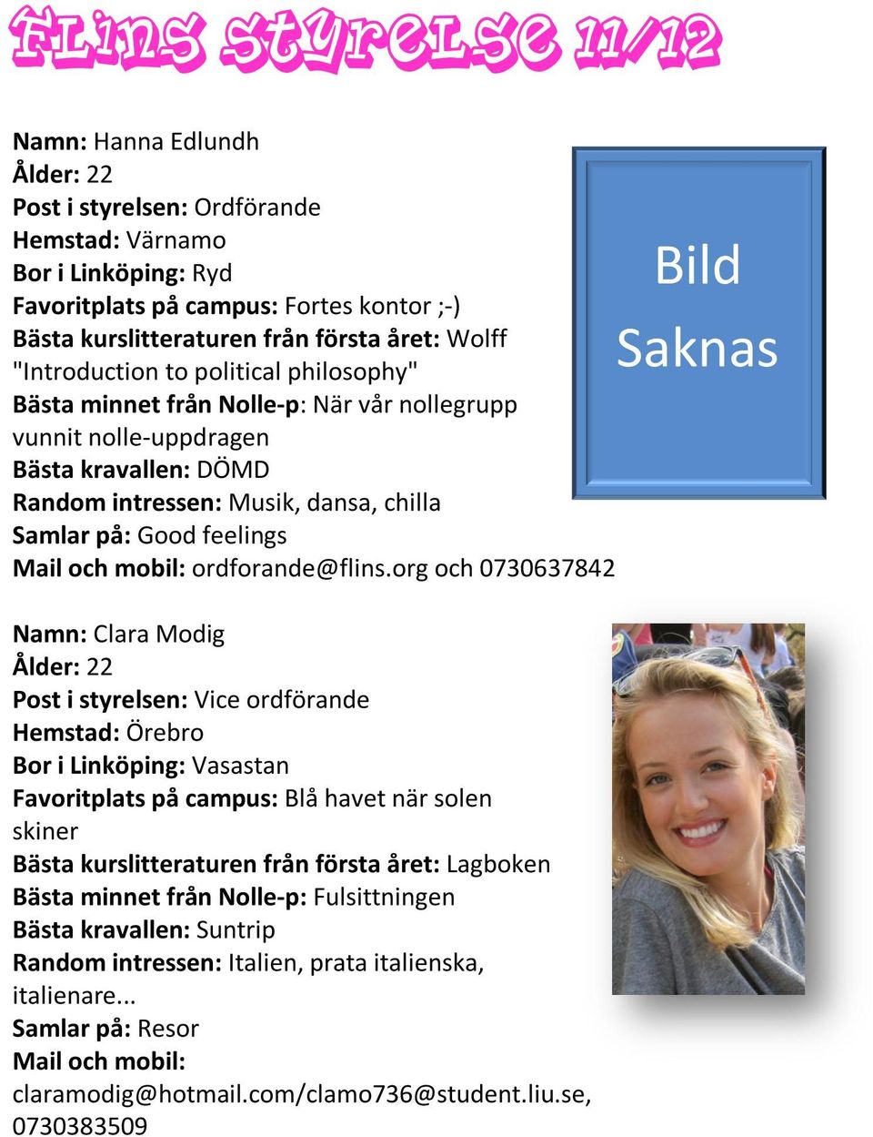 feelings Mail och mobil: ordforande@flins.