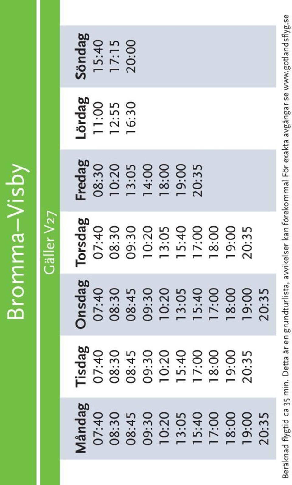 19:00 20:35 Fredag 08:30 10:20 13:05 14:00 19:00 20:35 Lördag 11:00 12:55 16:30 Söndag 15:40 17:15 20:00