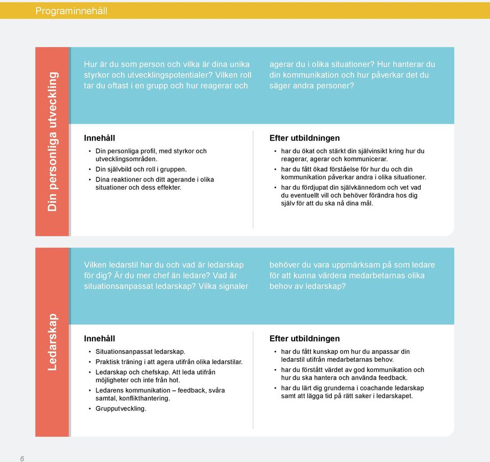 Dina reaktioner och ditt agerande i olika situationer och dess effekter. agerar du i olika situationer? Hur hanterar du din kommunikation och hur påverkar det du säger andra personer?