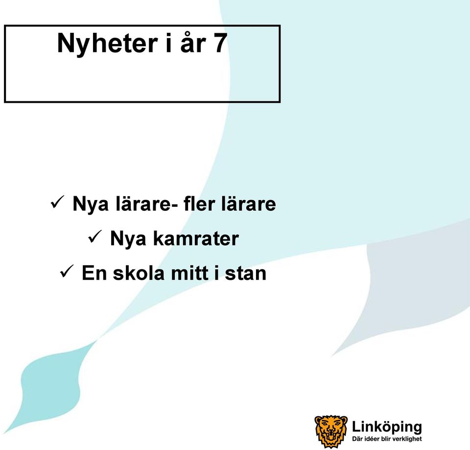 lärare Nya