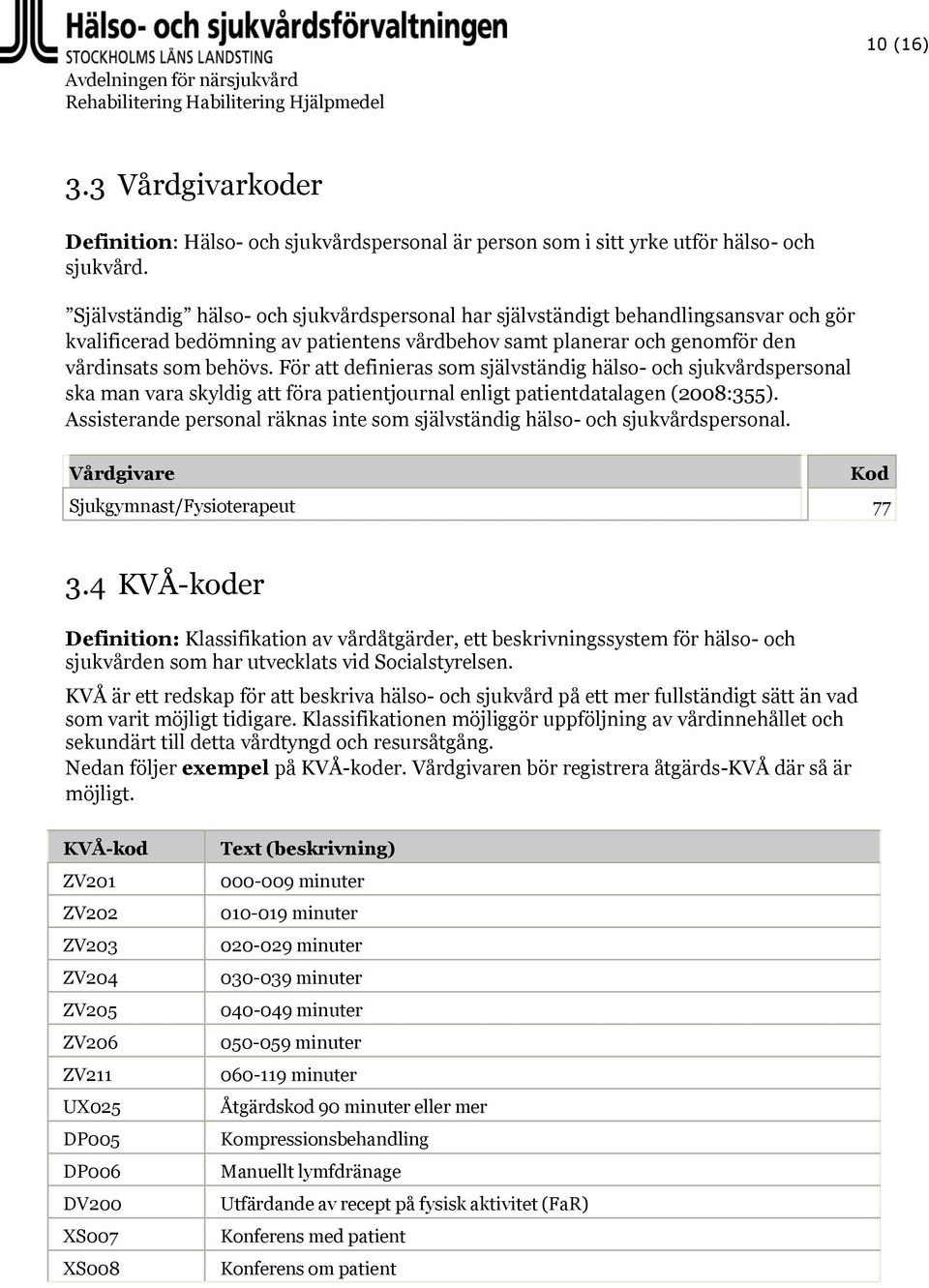 För att definieras som självständig hälso- och sjukvårdspersonal ska man vara skyldig att föra patientjournal enligt patientdatalagen (2008:355).