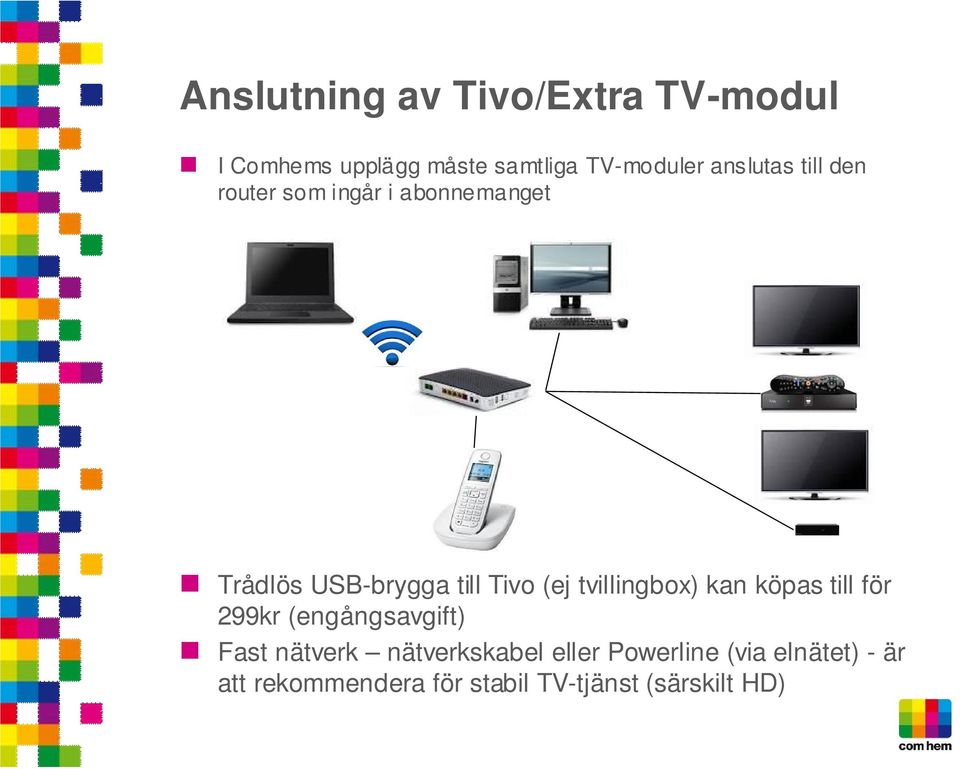 (ej tvillingbox) kan köpas till för 299kr (engångsavgift) Fast nätverk