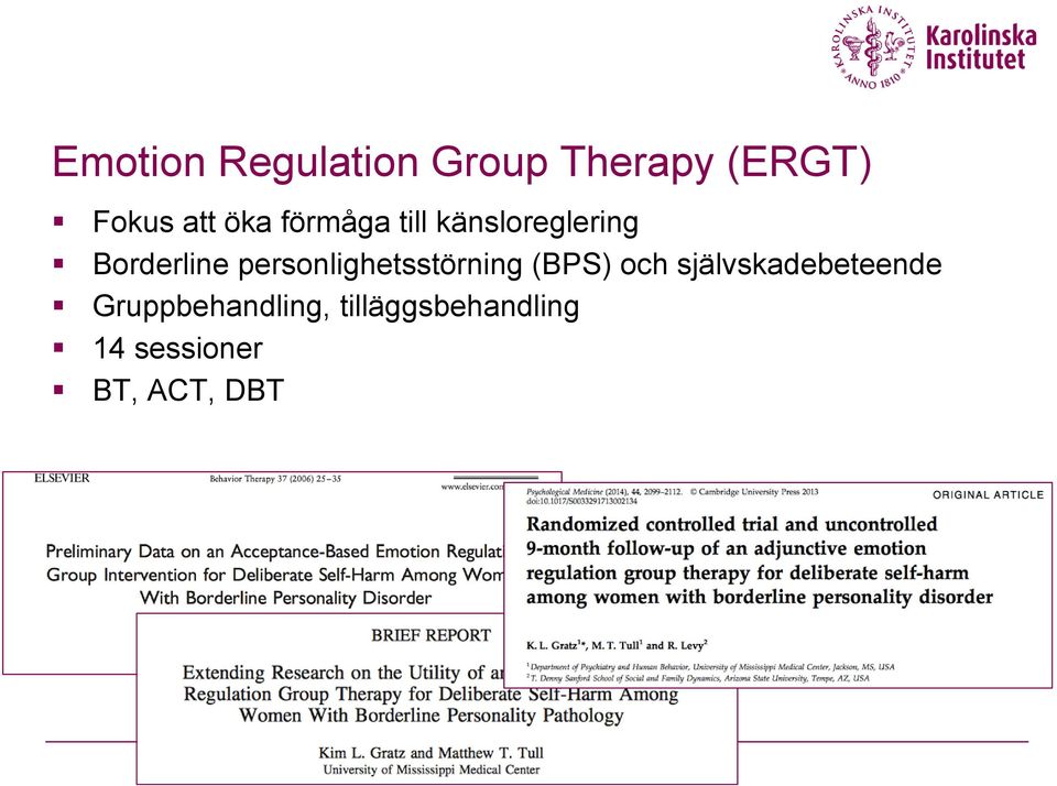 personlighetsstörning (BPS) och självskadebeteende