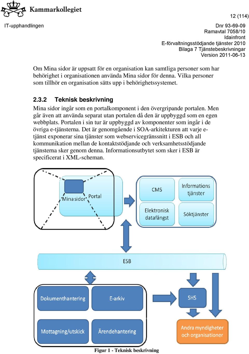 Men går även att använda separat utan portalen då den är uppbyggd som en egen webbplats. Portalen i sin tur är uppbyggd av komponenter som ingår i de övriga e-tjänsterna.