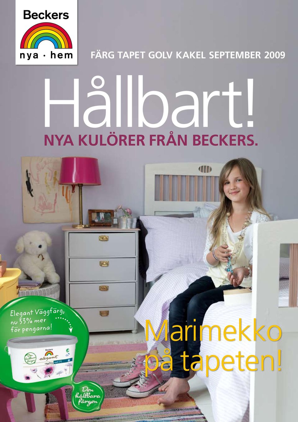 Hållbart! Elegant Väggfärg, nu 33% mer för pengarna! Marimekko på tapeten!  - PDF Gratis nedladdning