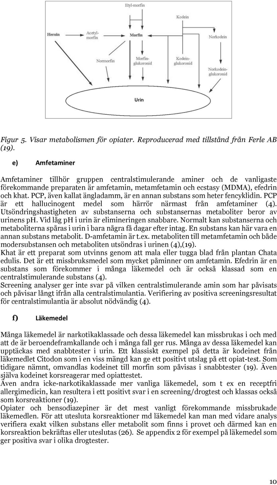 PCP, även kallat ängladamm, är en annan substans som heter fencyklidin. PCP är ett hallucinogent medel som härrör närmast från amfetaminer (4).