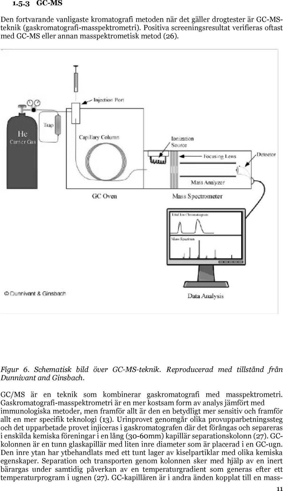 GC/MS är en teknik som kombinerar gaskromatografi med masspektrometri.