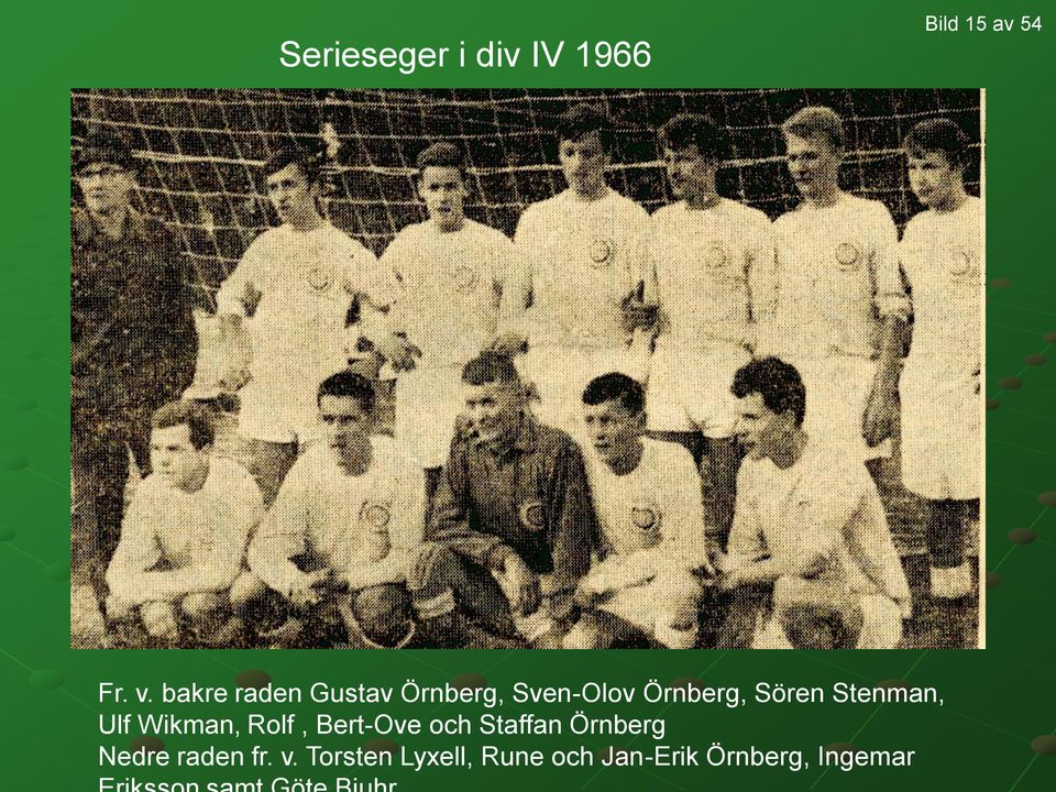 Stenman, Ulf Wikman, Rolf, Bert-Ove och Staffan Örnberg