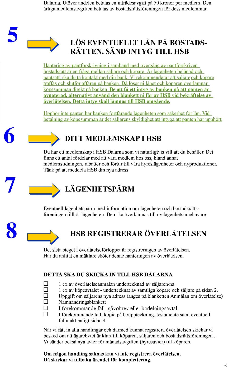 Är lägenheten belånad och pantsatt, ska du ta kontakt med din bank. Vi rekommenderar att säljare och köpare träffas och slutför affären på banken.