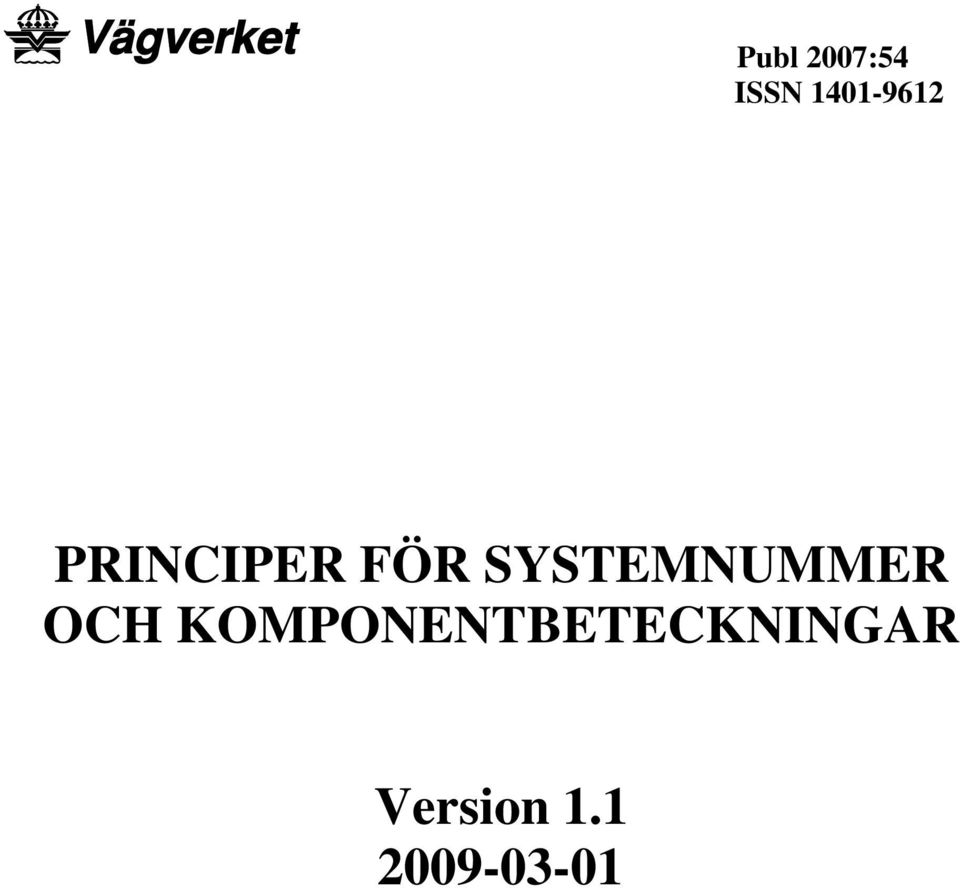 SYSTEMNUMMER OCH