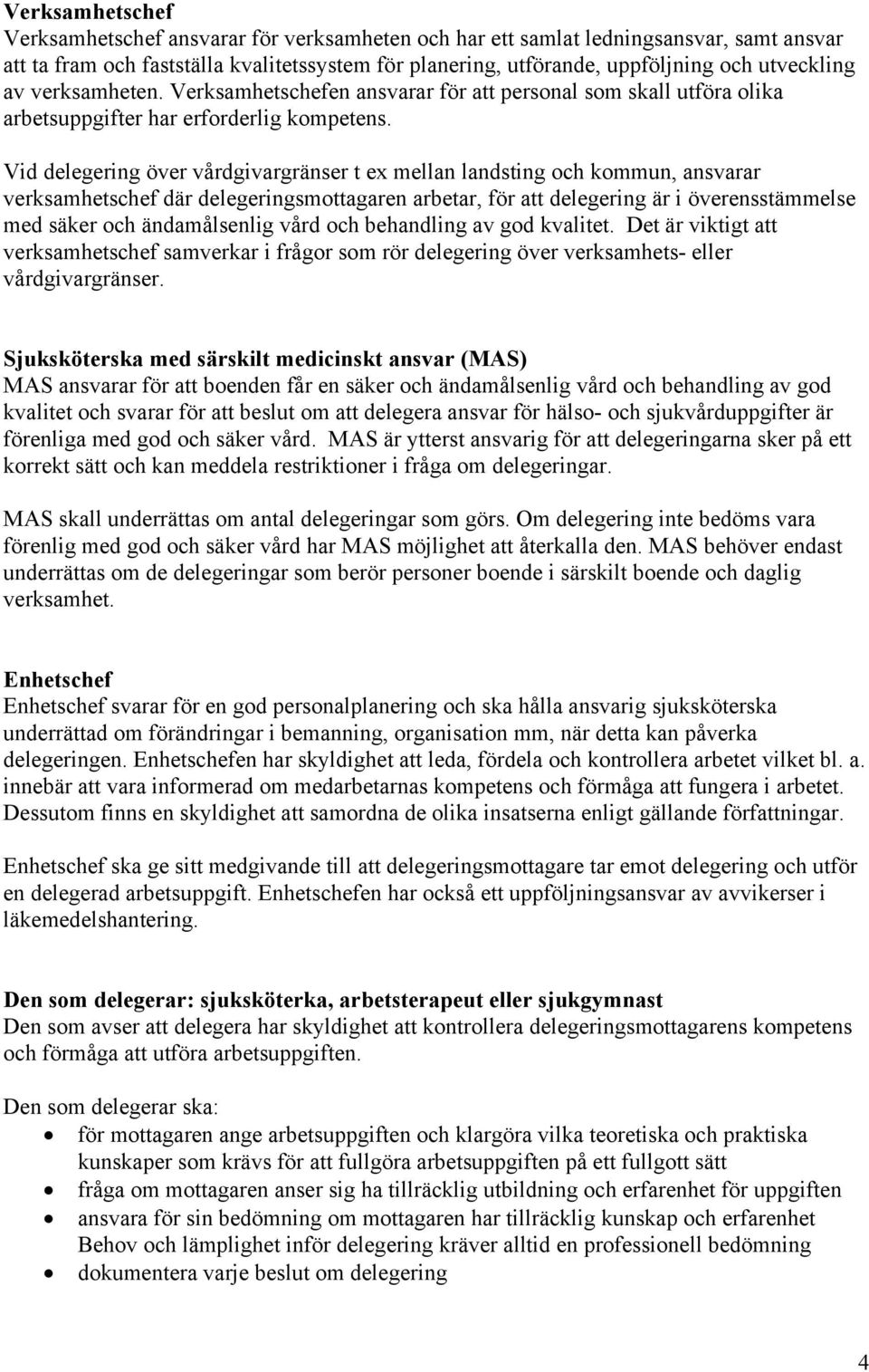 Delegering: bakgrund, ansvar, vad delegeras och hur, beslut, återkallelse -  PDF Gratis nedladdning